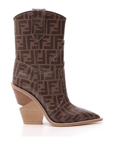 fendi biker boots womens|Fendi cowboy boots dupe.